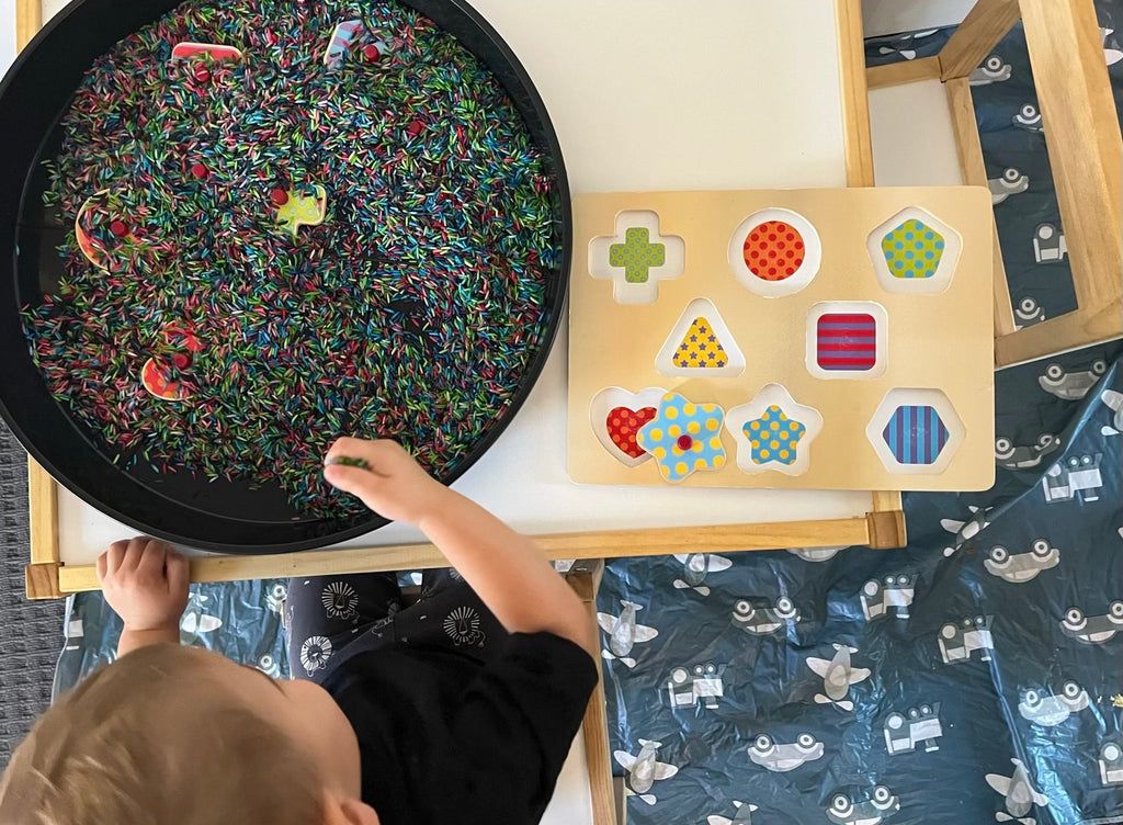 Colourful Rice: A Fun Sensory Activity