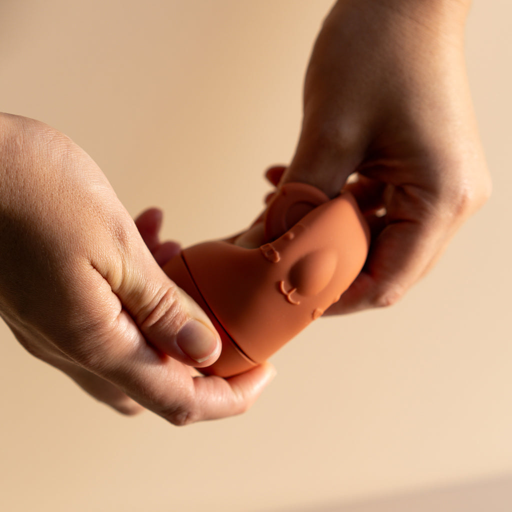 Toddler bath toy made from high quality silicon. Montessori style, Aussie animal bath toys. Soft design.