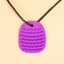 Calm pebble silicone sensory chew necklace for kids