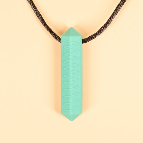 Crystal silicone sensory chew necklace (chewelry) for kids
