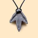 Dino claw silicone sensory chew necklace for kids