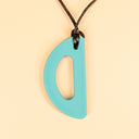 Ruler-shaped silicone sensory chew necklace for kids