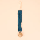 Organic baby dummy pacifier clip
