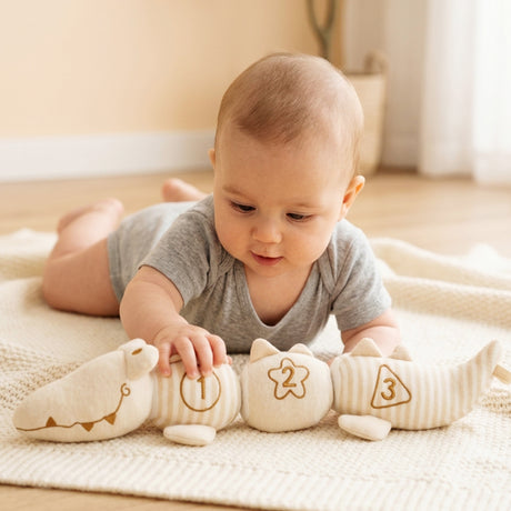Learning crocodile pull-along stacking toddler toy