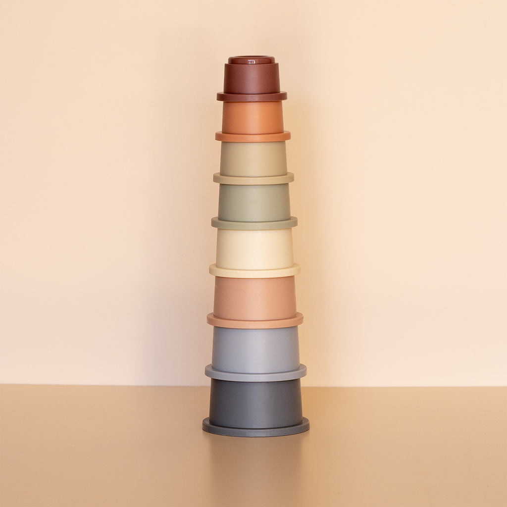 versatile Stacking cups toy for toddlers, front view